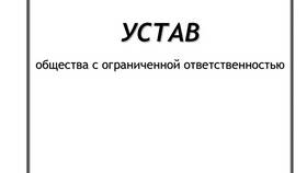 Как правильно заполнить устав ООО в Спар