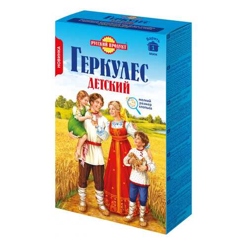 Геркулес Русский продукт детский овсяные хлопья 350 г в Спар
