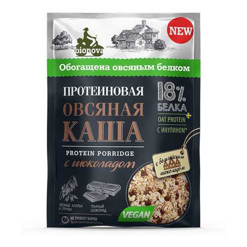 Каша Bionova овсяная протеиновая с шоколадом 40 г в Спар