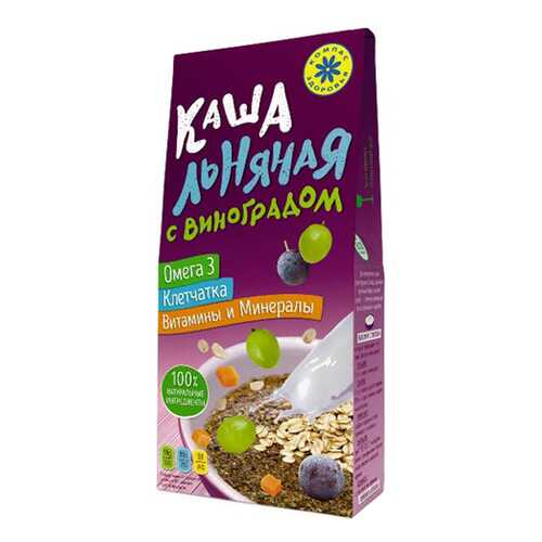 Каша Льняная с виноградом Компас здоровья 250 г в Спар