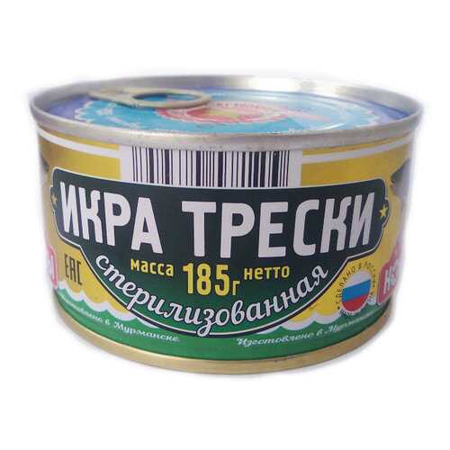 Икра трески Вкусные консервы стерилизованная 185 г в Спар