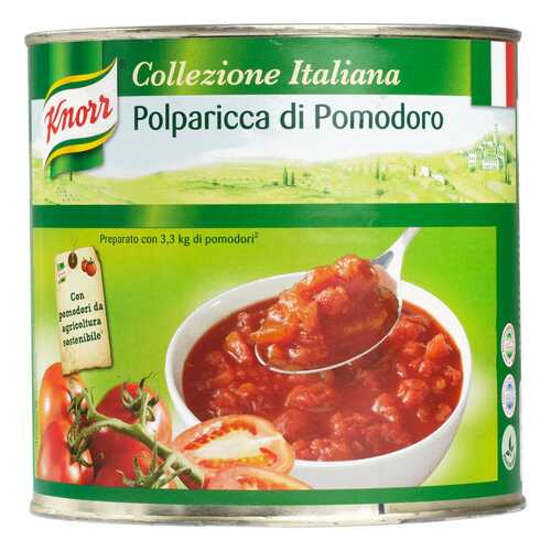 Консервированные овощи Knorr итальянские томаты кубиком 2.55 кг в Спар