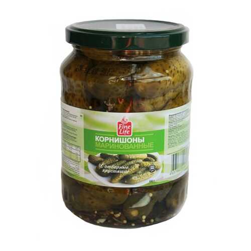 Корнишоны Fine Life маринованные 680 г в Спар