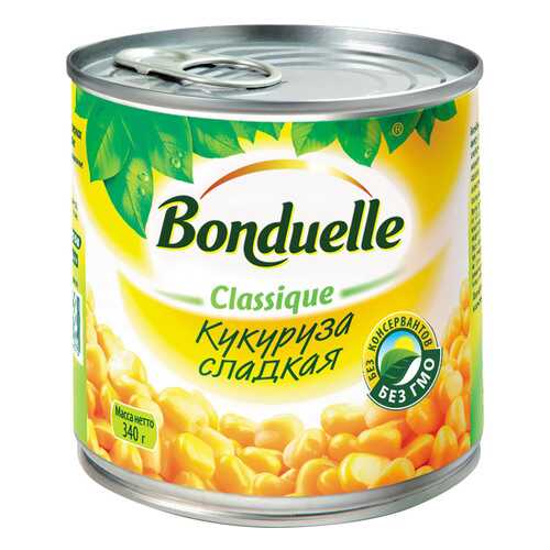 Кукуруза Bonduelle сладкая консервированная 340г Россия в Спар