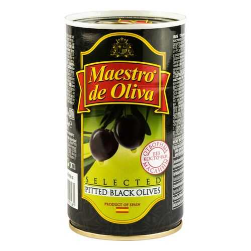Маслины без косточки Maestro de Oliva отборные 360 г в Спар