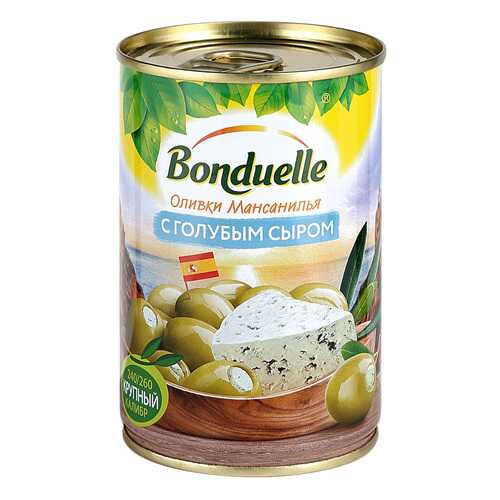 Оливки Bonduelle мансанилья с голубым сыром 314 л в Спар