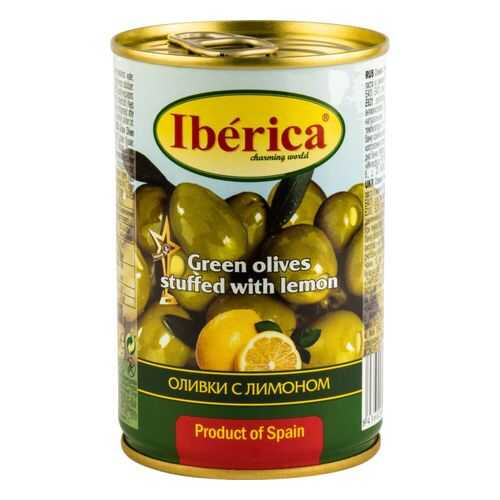 Оливки Iberica с лимоном 300 г в Спар