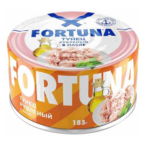 Тунец Fortuna рубленый в масле 185 г в Спар