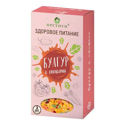 Булгур Оргтиум с овощами 180 г в Спар