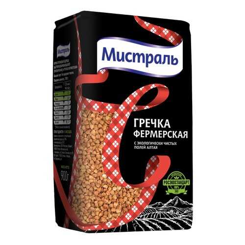 Крупа Мистраль Гречневая Фермерская 900г в Спар