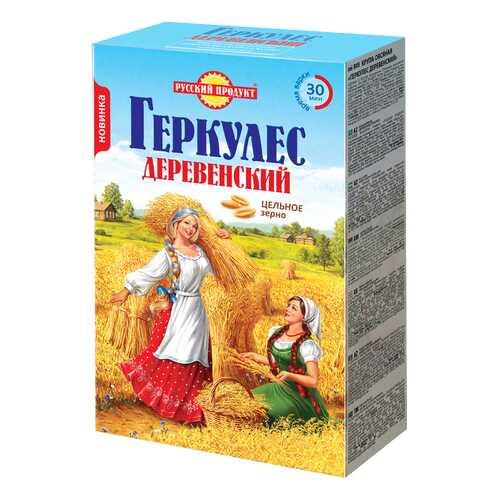 Крупа овсяная цельнозерновая Геркулес деревенский 500 г в Спар