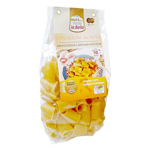 Макароны pasta la Bella каннеллони с яичным желтком в Спар