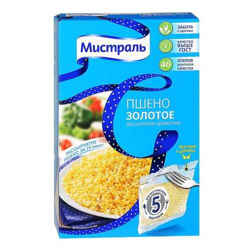 Пшено Мистраль Золотое 5пак*80г в Спар