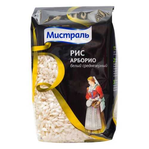 Рис Мистраль арборио белый среднезерный 500 г в Спар