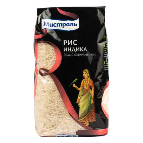 Рис Мистраль белый длиннозерный индика 1 кг в Спар