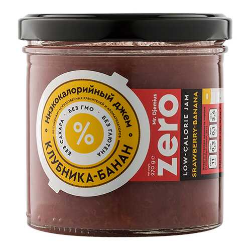 Джем Mr. Djemius ZERO 270 г клубника, банан в Спар