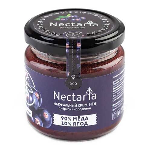 Крем-мёд с чёрной смородиной Nectaria 230 г в Спар