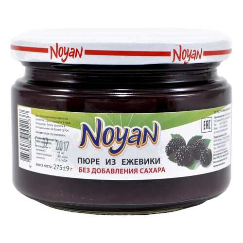 Пюре Noyan из ежевики без сахара 270 г в Спар