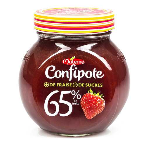 Варенье Confipote из клубники 65% фруктов, MATERNE, 350 г, Франция в Спар