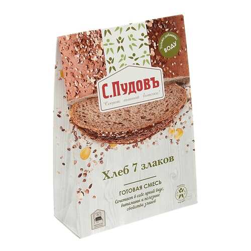 Хлебная смесь С.Пудовъ 7 злаков 500 г в Спар