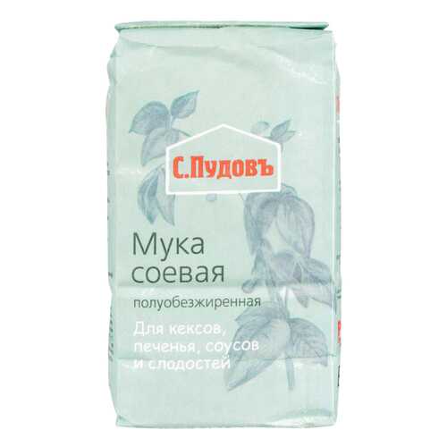 Мука соевая С.Пудовъ полуобезжиренная 400 г в Спар