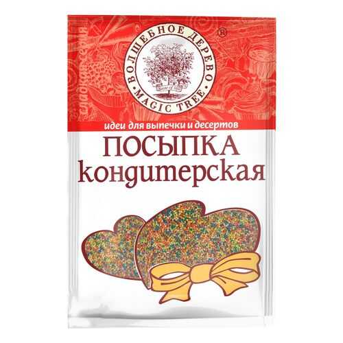 Посыпка кондитерская Волшебное дерево бисер разноцветный 40 г в Спар