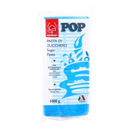 Сахарная Мастика универсальная для торта Modecor POP - Синяя, 1кг. (25473/p) в Спар