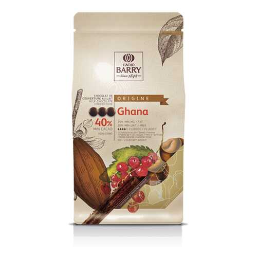 Шоколад Cacao Barry GHANA - Молочный, 40%, 1кг. (CHM-P40GHA-2B-U73) в Спар