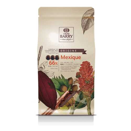 Шоколад Cacao Barry MEXIQUE - Темный, 66%, 1кг. (CHD-N66MEX-2B-U75) в Спар