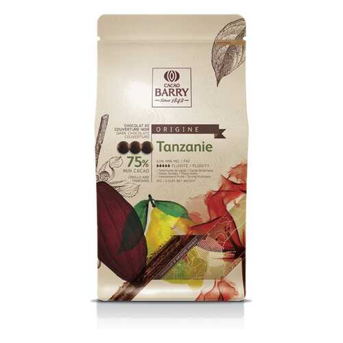 Шоколад Cacao Barry TANZANIE - Темный, 75%, 1кг. в Спар