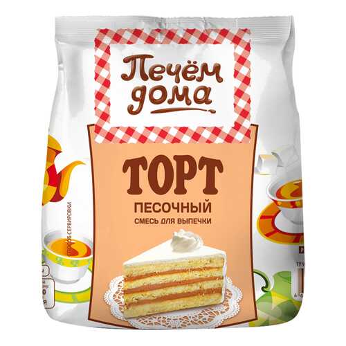 Смесь для выпечки Печем дома торт песочный 400 г в Спар