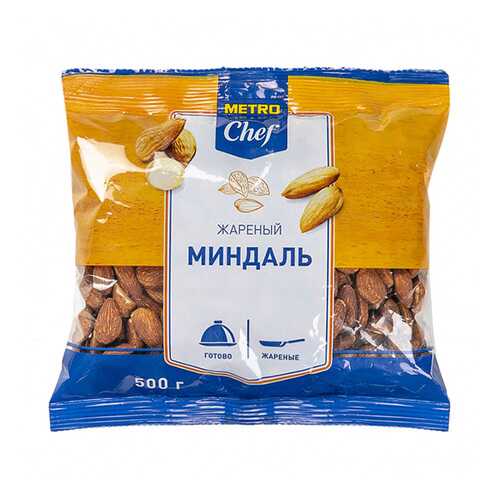 Миндаль Chef жареный ядра 500 г в Спар