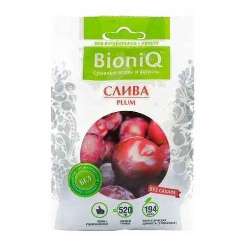 Слива BioniQ сушеная 80г в Спар