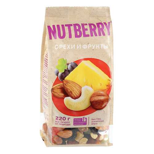 Смесь орехи-ягоды-фрукты Nutberry 220 г в Спар