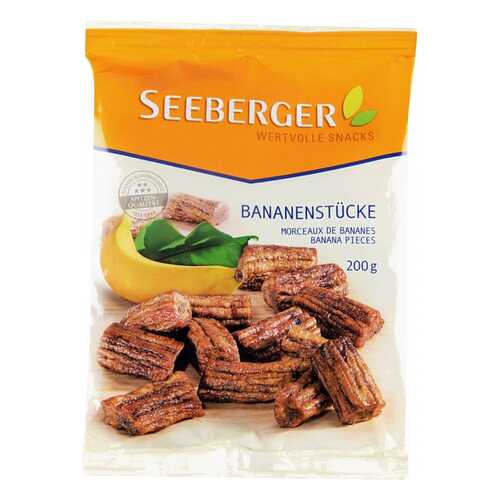 Сухофрукты Seeberger бананы кусочками 200 г в Спар