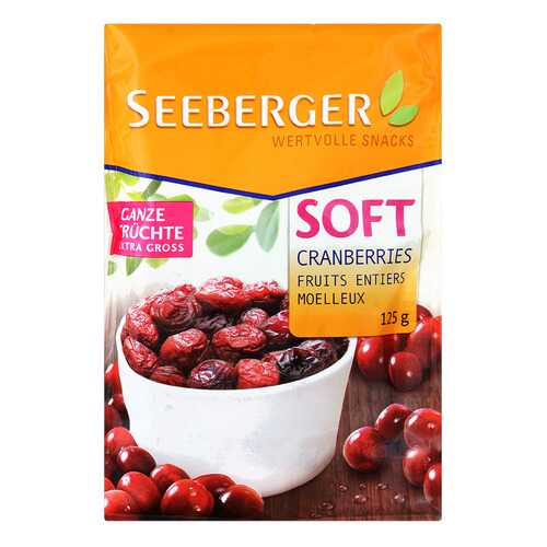 Сухофрукты Seeberger клюква мягкая 125 г в Спар