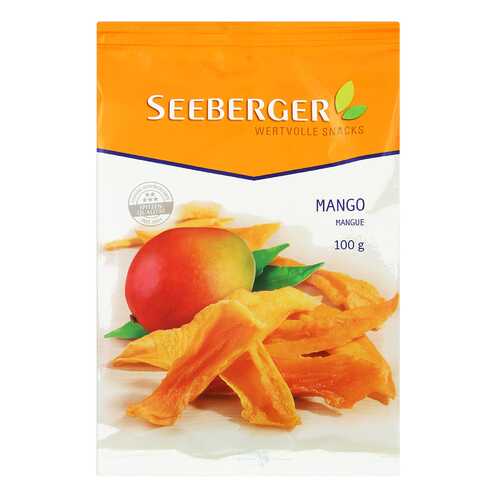 Сухофрукты Seeberger манго дольками сушеный 100 г в Спар