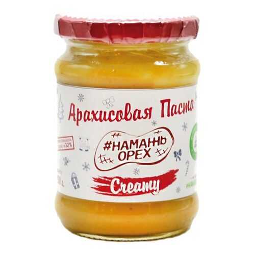 Арахисовая паста Намажь Орех creamy 250 г в Спар