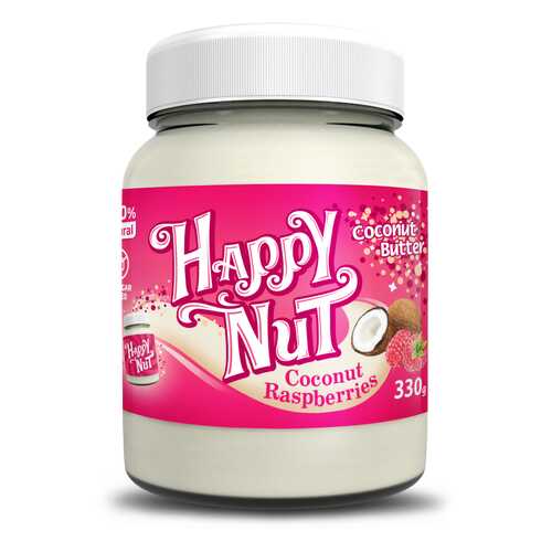 Кокосовая паста с малиной Happy Nut Coconut Raspberries 330г в Спар