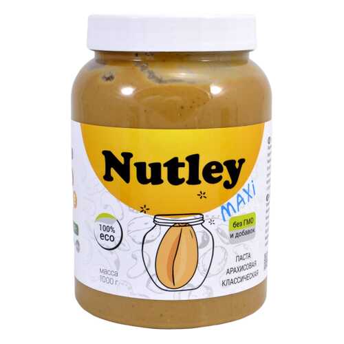 Паста арахисовая Nutley классическая 1 кг в Спар