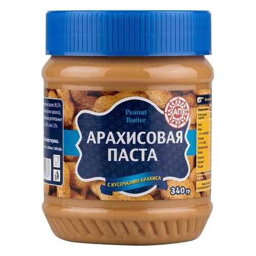 Паста арахисовая Peanut Butter с кусочками арахиса 340 г в Спар