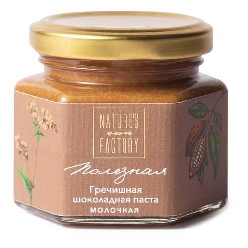 Паста Гречишная шоколадно-ореховая молочная Nature's Own Factory 120 г Россия в Спар