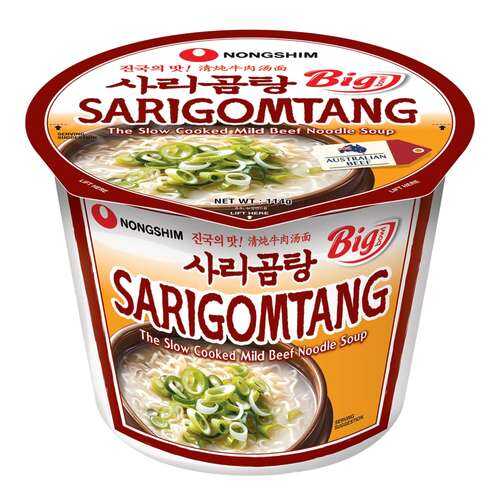 Лапша быстрого приготовления Саригомтанг Nongshim, чашка 114 г в Спар