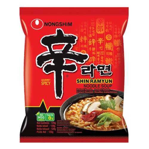 Лапша быстрого приготовления Шин Рамен Nongshim 120 г в Спар