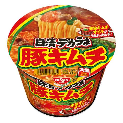 Лапша Nissin со вкусом Кимчи 103 г в Спар