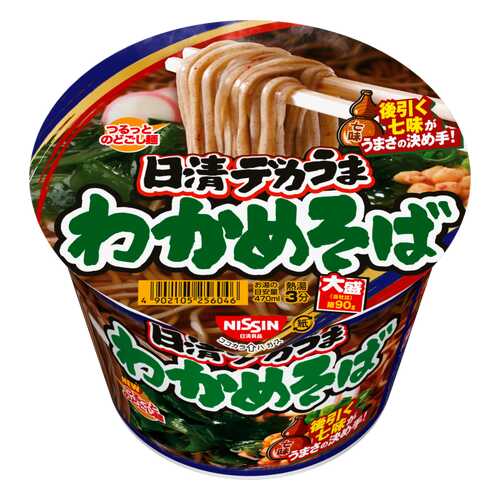 Лапша Соба Nissin с вакаме и камабоко 106 г в Спар