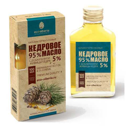 Кедровое масло с живицей кедра 5% ECO-SIBERIA, 100мл в Спар