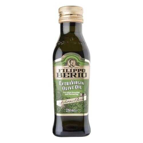Масло Filippo Berio extra virgin оливковое нерафинированное 0.25 л в Спар