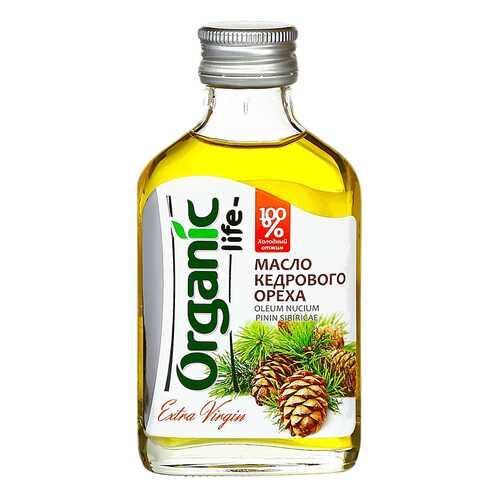 Масло кедровое Organic Life пищевое нерафинированное 500 мл в Спар