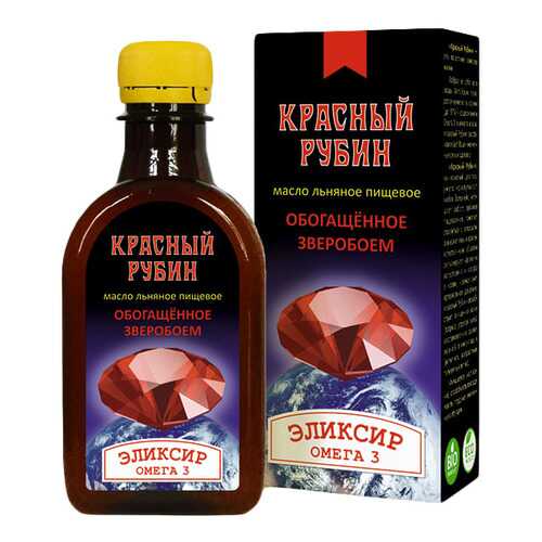 Масло Компас Здоровья льняное красный рубин 200 мл в Спар